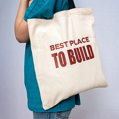 Tote Bag Black Handle