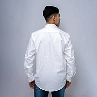 Cotton Shirt Full Sleeves - White