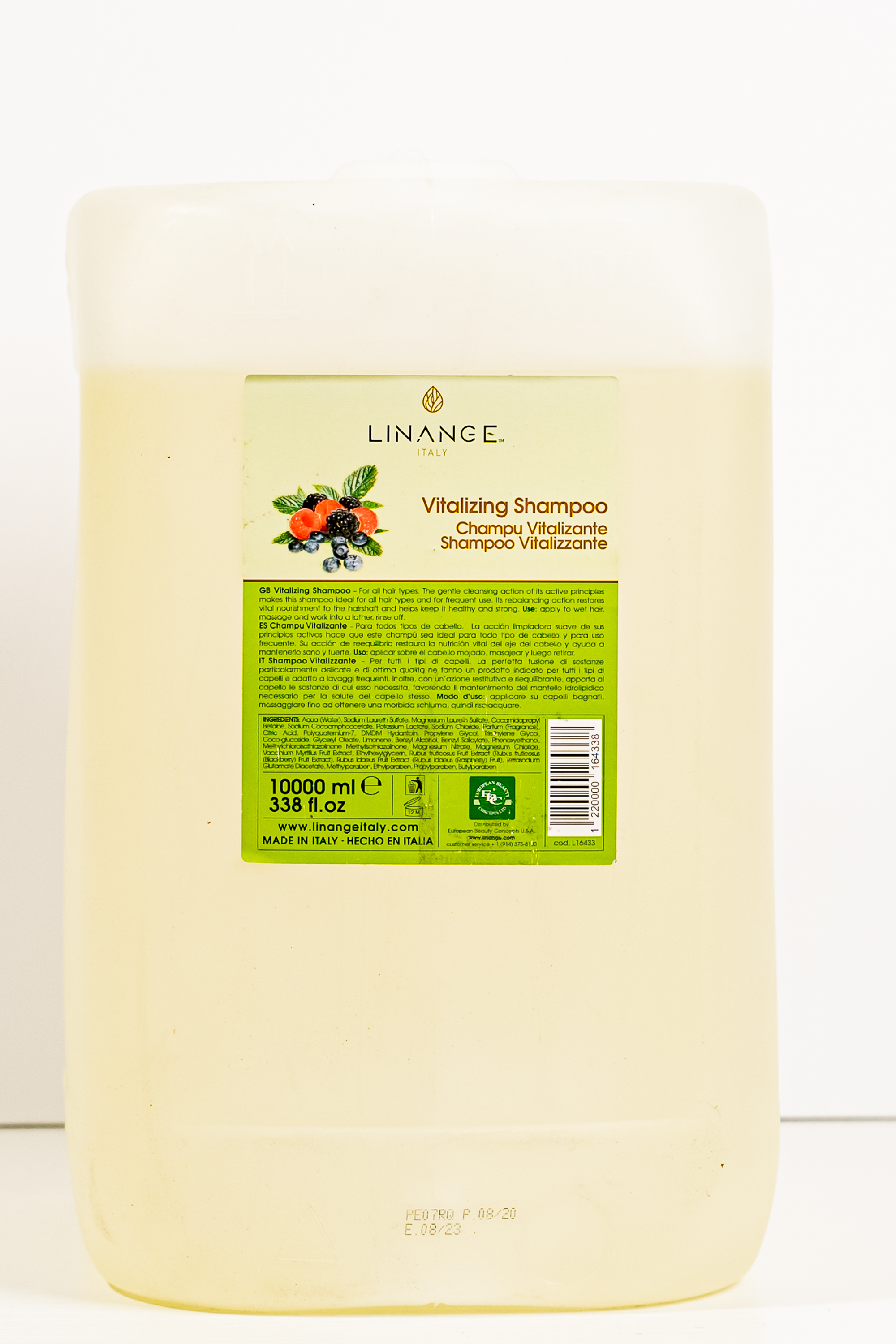 L16433 Lin Vitalizing Shampoo 10L