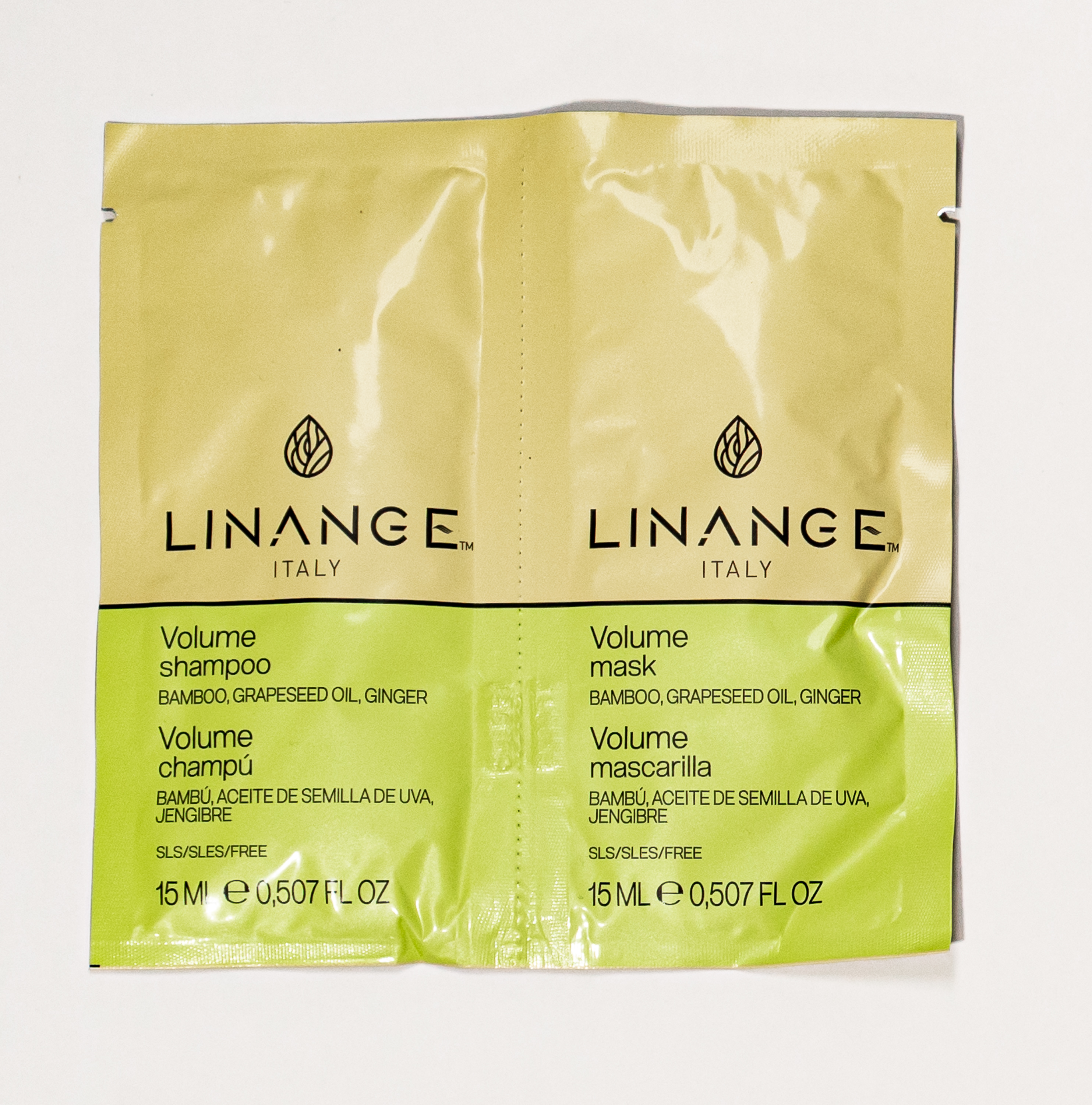 LA31037 Lin Volume Bamboo, Grapeseed, & Ginger Sample Set