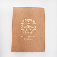 Notebook with IITM Logo watermark
