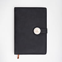 Notebook Black PU Leather