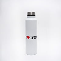 Stainless Steel Water Bottle | White | Powder Coating