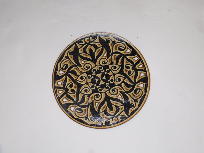 Brown and Gold Mandala