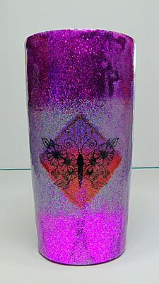 Purple Butterfly Tumber