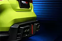2021–2025 BMW M4 G82 / G83 BKSS Style Carbon Fiber Rear Diffuser with LED Light & Exhaust Tips
