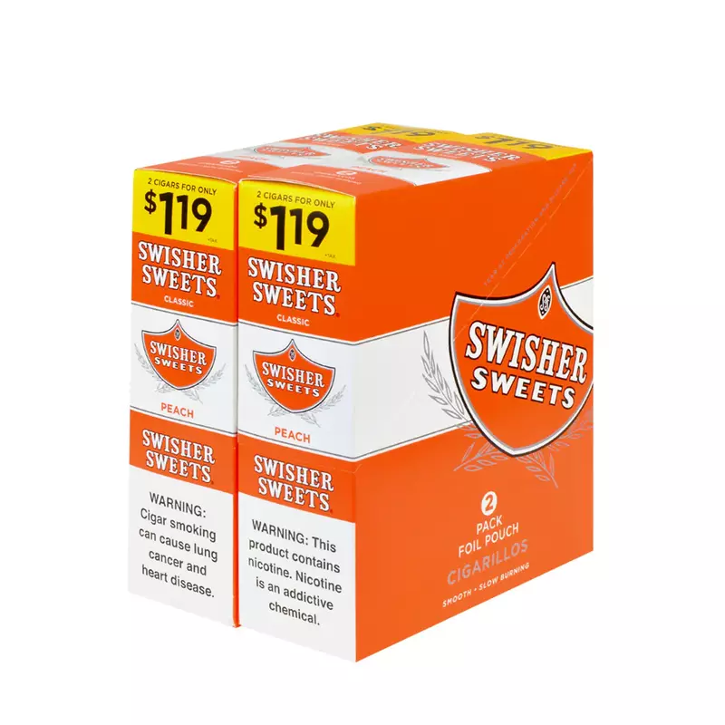 SWISHER SWEETS PEACH $1.29