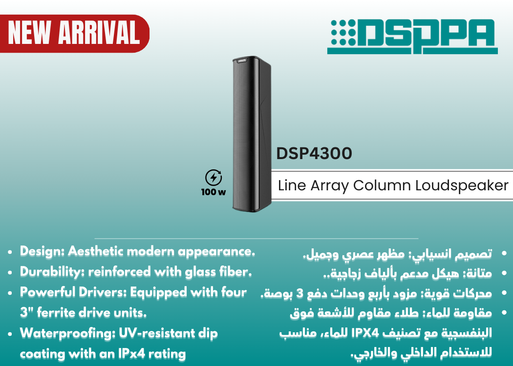 DSP4300B-100 W-Loudspeaker DSP4300B-100 W-Loudspeaker