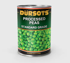 DURSOTS PROCESSED PEAS 6X225G