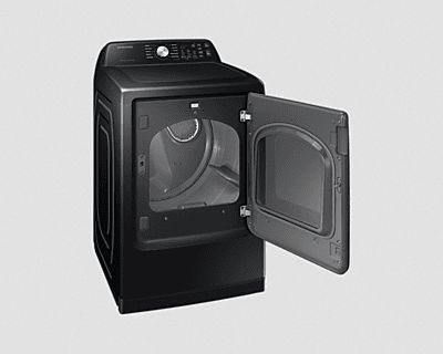 Samsung 7.5 cuft Steam Dryer TL Wifi BlSt