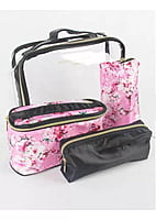 ADRIENNE VITTADINI (ITALIAN) 6IN1 LUXURY TOILERIES BAG TRAVEL MATE