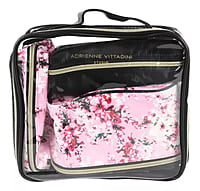 ADRIENNE VITTADINI (ITALIAN) 6IN1 LUXURY TOILERIES BAG TRAVEL MATE