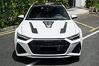 Audi RS6 Avant C8 IMP Performance Partial Carbon Fiber Hood | Lightweight & Aggressive Upgrade