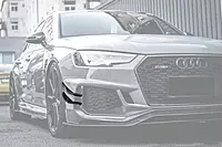2017–2019 Audi RS4 B9 BKSS Style Carbon Fiber Front Canards | Aerodynamic Upgrade
