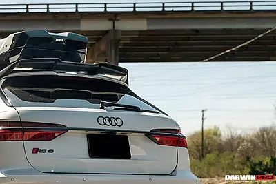 2019–2024 Audi RS6 C8 BKSS Style Carbon Fiber Roof Spoiler | Aggressive Rear Aero 2019–2024 Audi RS6 C8 BKSS Style Carbon Fiber Roof Spoiler | Aggressive Rear Aero