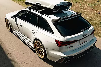 Audi RS6 Avant C8 & RS7 Quattro BKSS Style Carbon Fiber Side Skirts | Aerodynamic Enhancement Audi RS6 Avant C8 & RS7 Quattro BKSS Style Carbon Fiber Side Skirts | Aerodynamic Enhancement