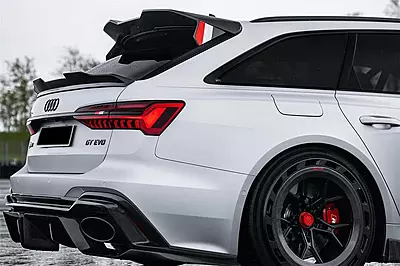 Audi RS6 Avant C8 IMP Performance Carbon Fiber Middle Spoiler | Aerodynamic & Motorsport Styling Audi RS6 Avant C8 IMP Performance Carbon Fiber Middle Spoiler | Aerodynamic & Motorsport Styling