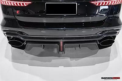Audi RS6 C8 / RS7 Quattro IMP Performance Carbon Fiber Rear Diffuser | LED & Reflector Panels Audi RS6 C8 / RS7 Quattro IMP Performance Carbon Fiber Rear Diffuser | LED & Reflector Panels