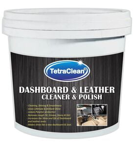 TetraClean Cream Daboard Interior Car Polish sutable for Dashboard, Leather, Metal Parts, Chrome Accent (250gm) TetraClean Cream Daboard Interior Car Polish sutable for Dashboard, Leather, Metal Parts, Chrome Accent (250gm)
