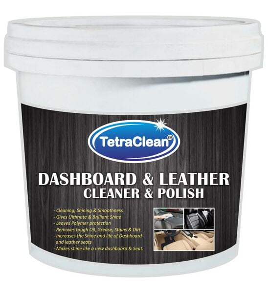 TetraClean Cream Daboard Interior Car Polish sutable for Dashboard, Leather, Metal Parts, Chrome Accent (250gm) TetraClean Cream Daboard Interior Car Polish sutable for Dashboard, Leather, Metal Parts, Chrome Accent (250gm)