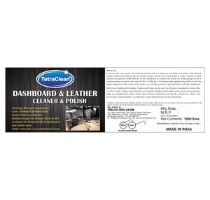 TetraClean Cream Daboard Interior Car Polish sutable for Dashboard, Leather, Metal Parts, Chrome Accent (250gm) TetraClean Cream Daboard Interior Car Polish sutable for Dashboard, Leather, Metal Parts, Chrome Accent (250gm)