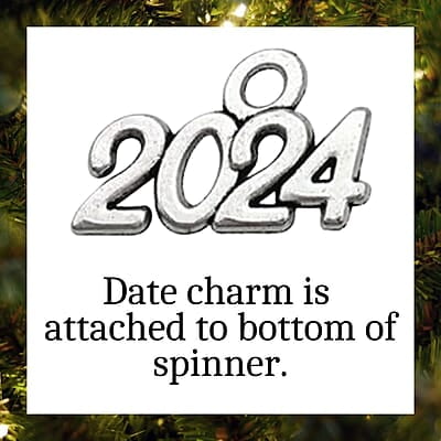 Breeds Starting with B Cat in Santa Hat Personalized 4" Wind Spinner Christmas Ornament Pet Gift