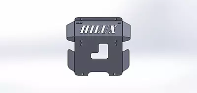 D4d Hilux bash plat