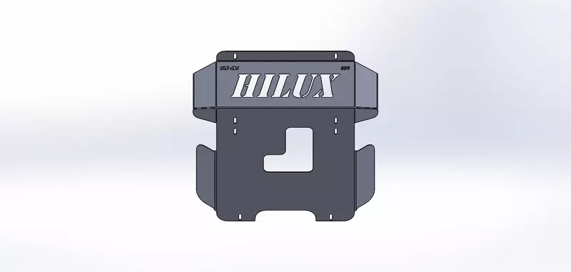 D4d Hilux bash plat