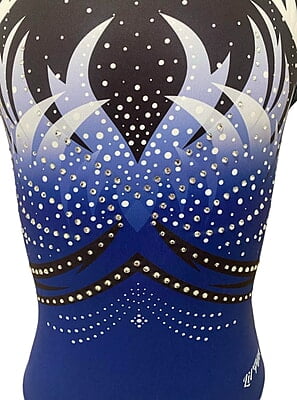 DEEP ROYAL BLUE PHOENIX WITH CRYSTALS ON THE FRONT DEEP ROYAL BLUE PHOENIX WITH CRYSTALS ON THE FRONT