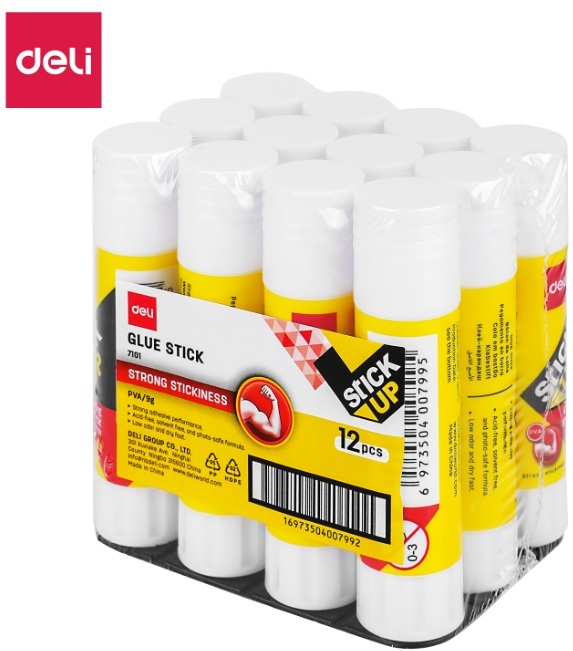 DELI E7101 SMALL GLUE STICK 9G DELI E7101 SMALL GLUE STICK 9G