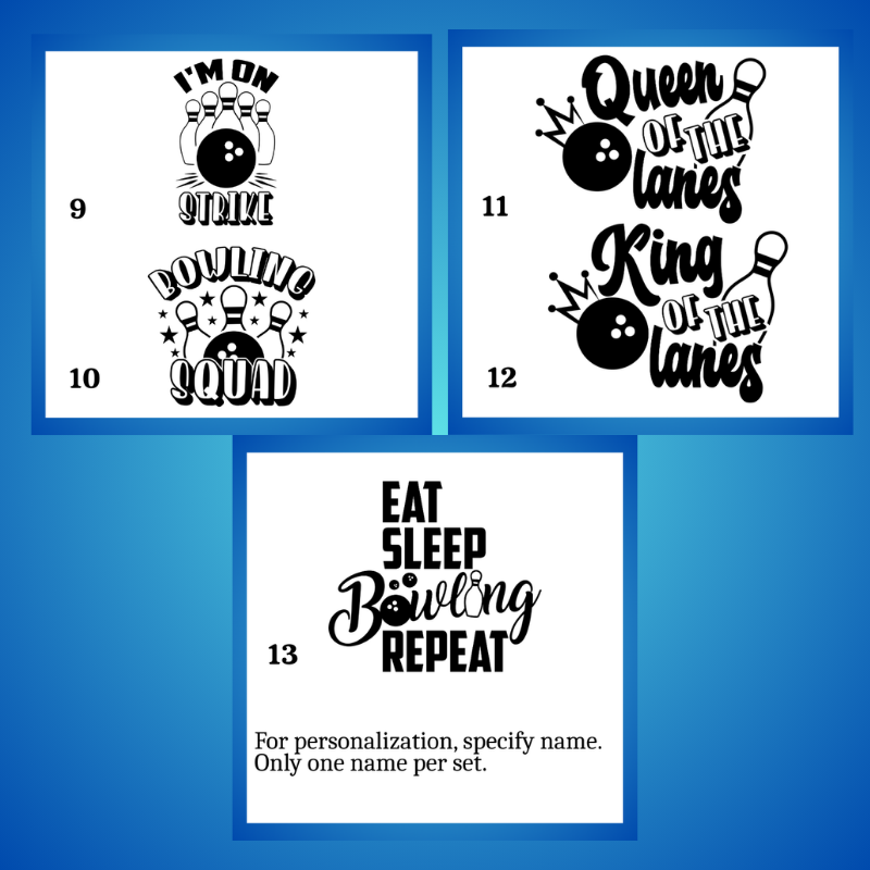 Personalized Bowling Towel Set – Fundraiser for Tyler Rose Special Olympics