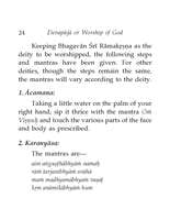 Devapuja or Worship of God Devapuja or Worship of God