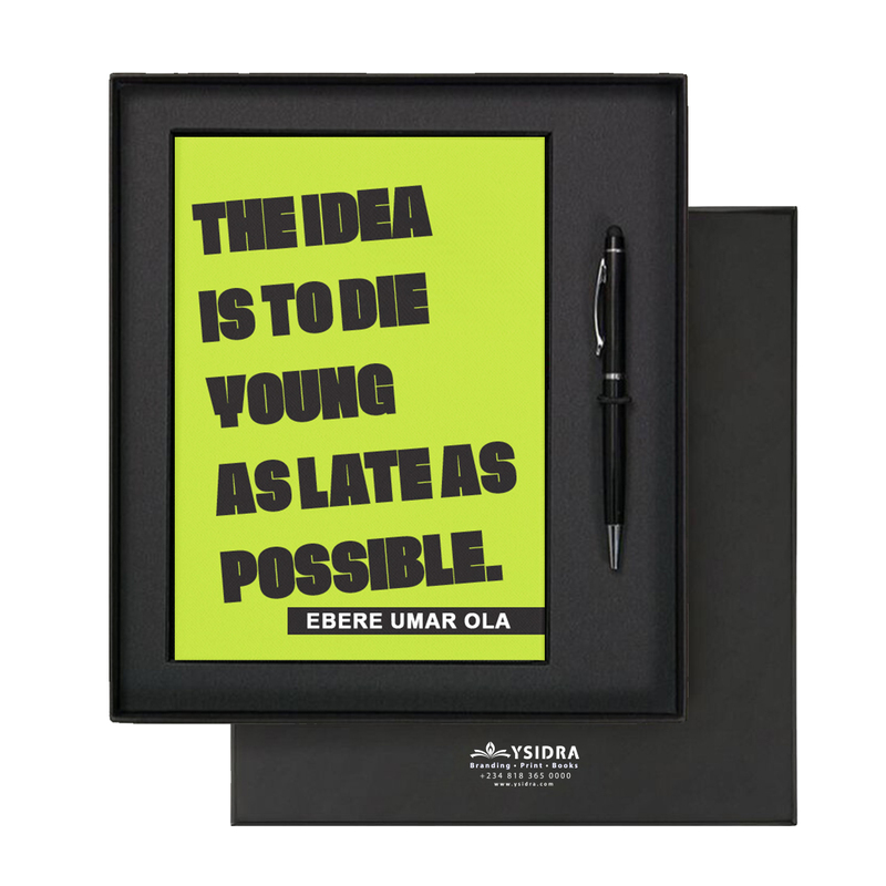 Die As Late As Possible | Premium Motivational Notebook Die As Late As Possible | Premium Motivational Notebook