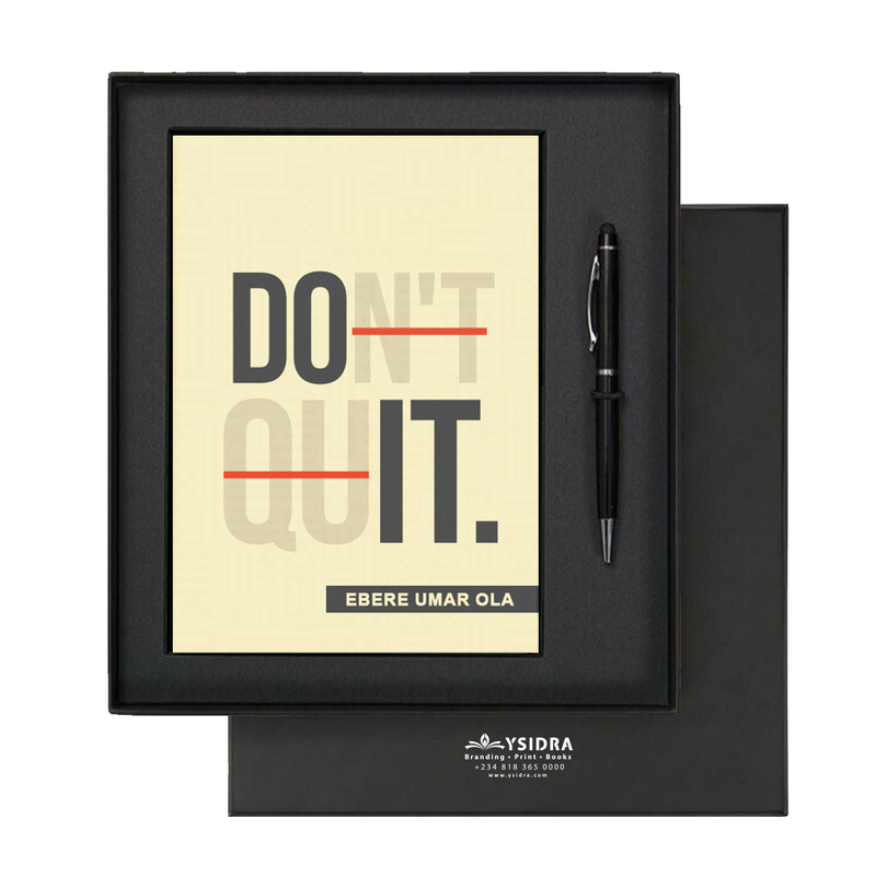 Dont Quit | Premium Motivation Notebook Dont Quit | Premium Motivation Notebook