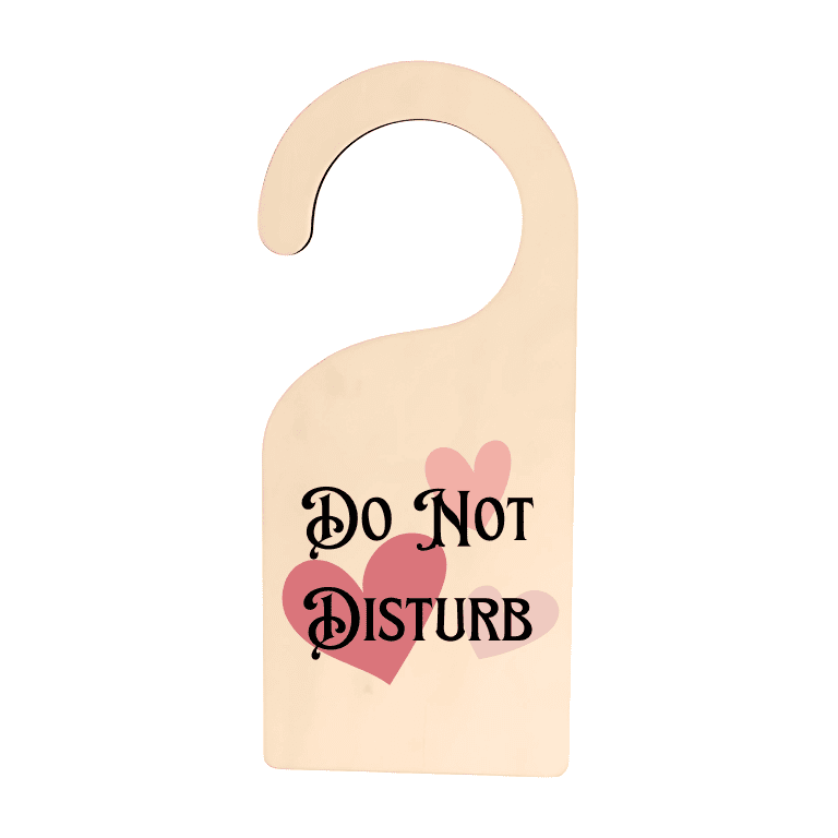 Do Not Disturb Door Hanger