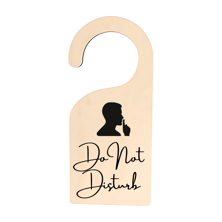 Do Not Disturb Door Hanger