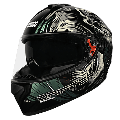 STUDDS DRIFTER D3 BLACK RAMPAGE CHAMELEON N1 BLUE D/V (L)