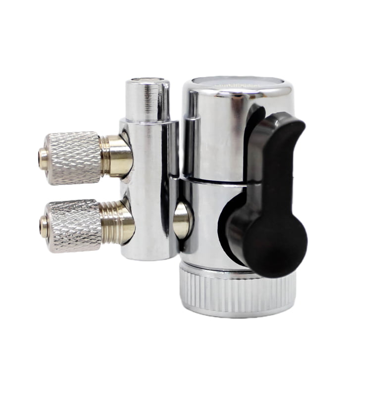 Counter-top Diverter - Dual Spout (In&Out) Lever Style Plastic