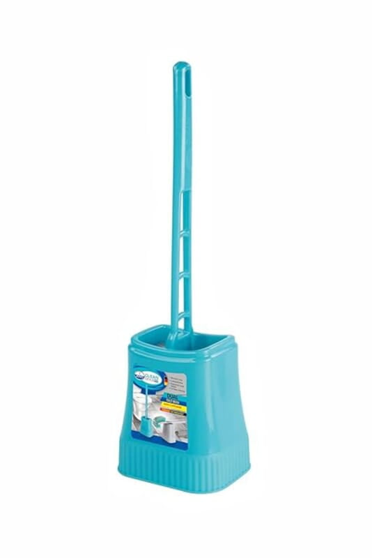 Dual Toilet Brush With Container