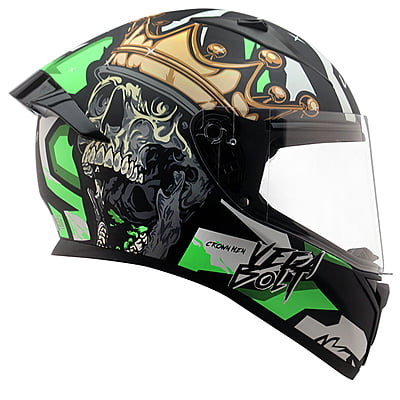 VEGA BOLT SUPERHERO DULL BLACK NEON YELLOW M/V (L)