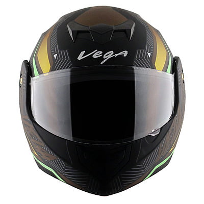 VEGA BOLT CROWN MEN DULL BLACK NEON GREEN M/V (L)