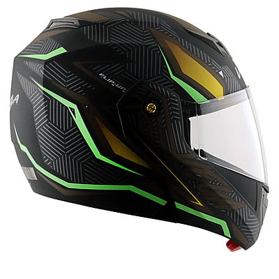 VEGA BOLT CROWN MEN DULL BLACK NEON GREEN M/V (L)