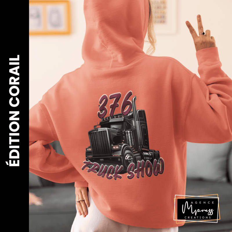 Hoodie Corail - 376 Truck show Hoodie Corail - 376 Truck show