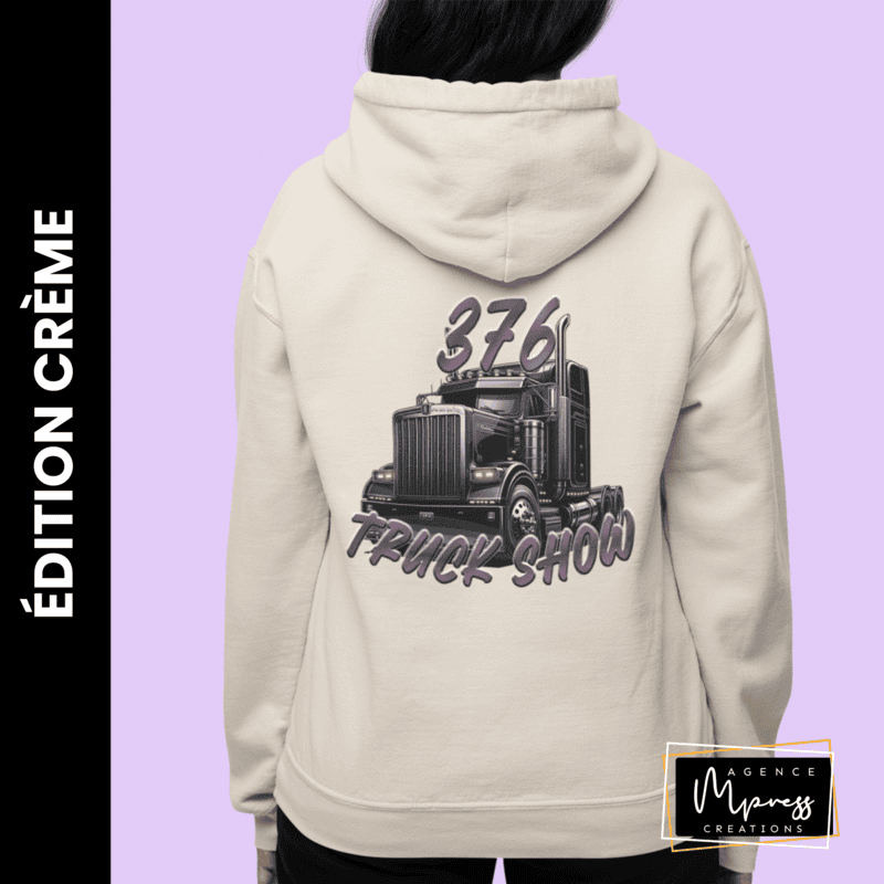 Hoodie Beige - 376 Truck show Hoodie Beige - 376 Truck show