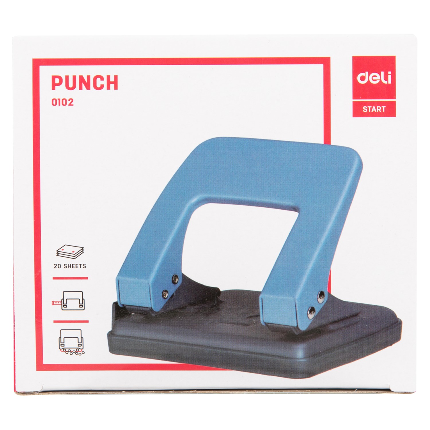 DELI E0102 METAL MEDIUM PUNCH DELI E0102 METAL MEDIUM PUNCH