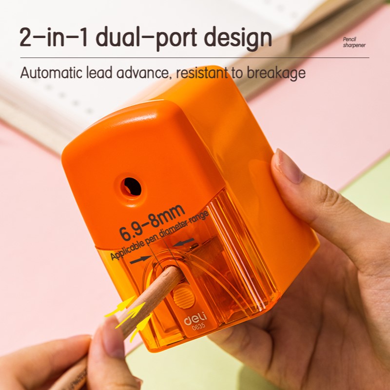 DELI E0635 ROTARY DESK SHARPENER