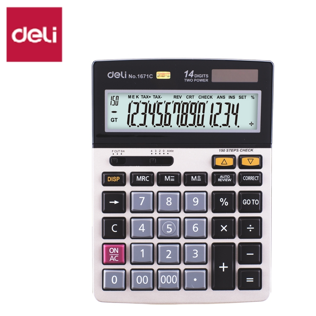 DELI CORE E1671C CALC.150 CHECK 14 DGT DELI CORE E1671C CALC.150 CHECK 14 DGT