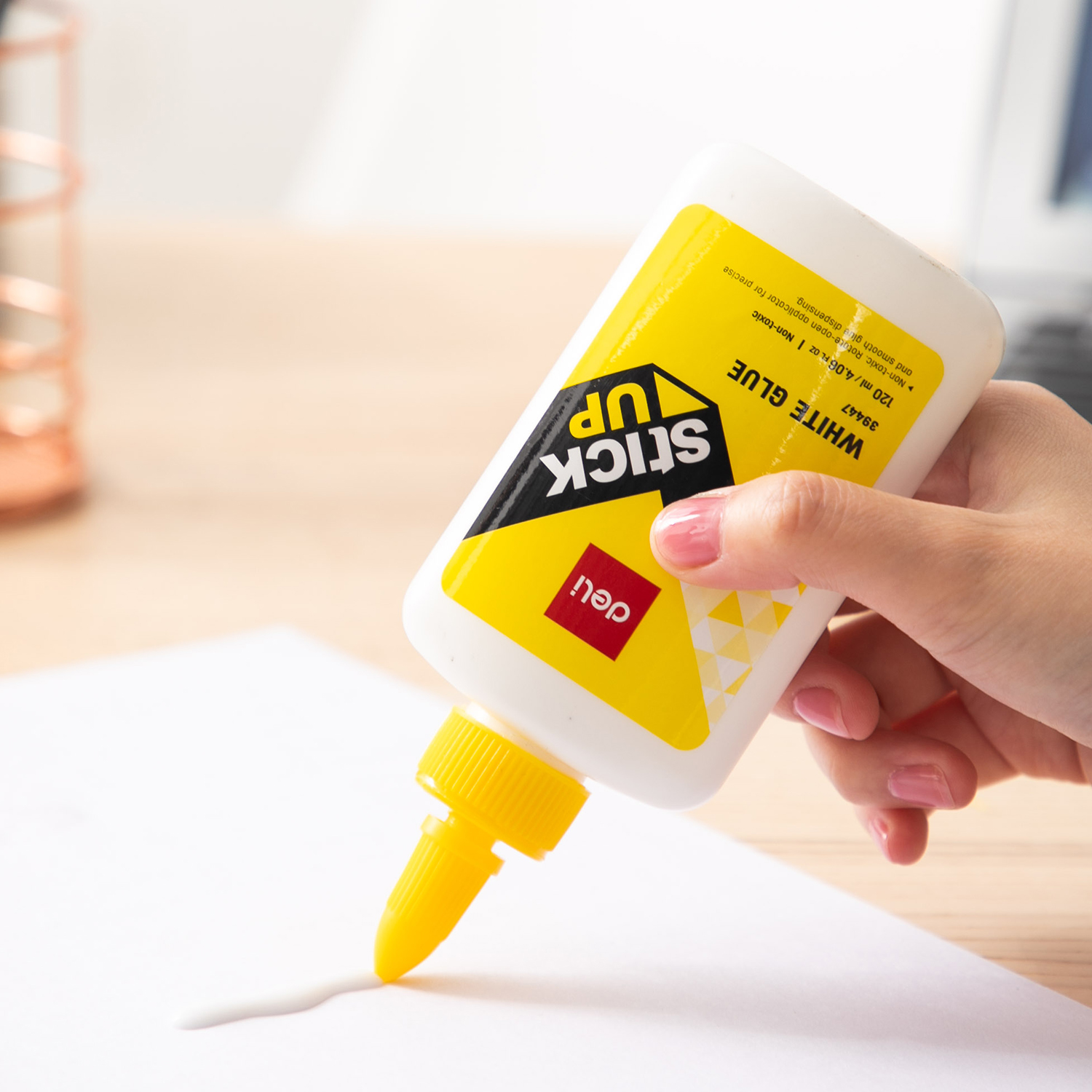 DELI 39446 SUPER STICKY-WHITE GLUE 80ML