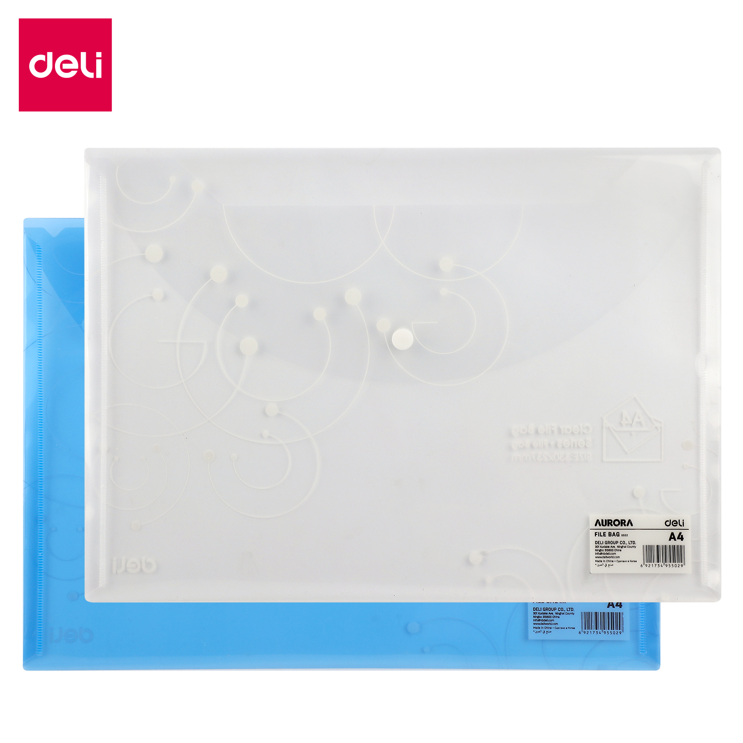 DELI E5502 AURORA MY CLEAR BAG A4