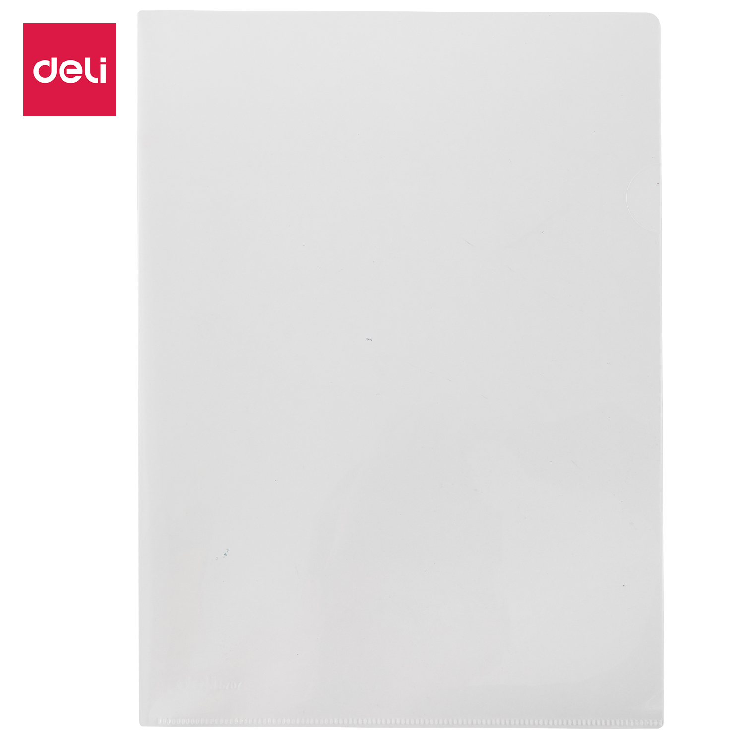 DELI E5707 L-SHAPE FOLDER CLEAR A4 160MI DELI E5707 L-SHAPE FOLDER CLEAR A4 160MI